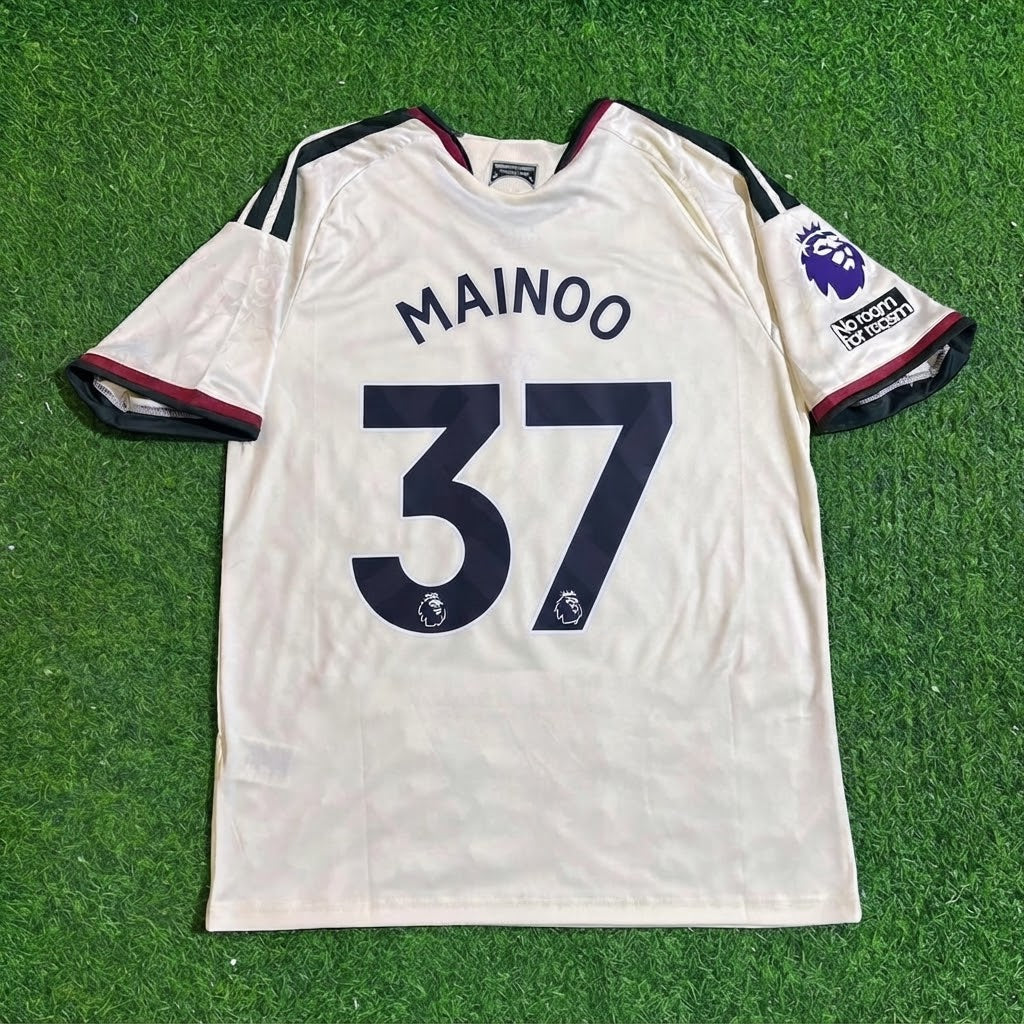 Kobbie Mainoo #37 Manchester United New Season 2027 Jersey – Back View