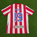 2011/12 Koke Atletico Madrid Retro Football Jersey – Back View
