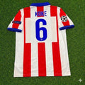 Atlético Madrid 2014 Champions League Final Retro Football Jersey – Koke 6- – Back View