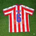 Koke Atletico Madrid Retro Football Jersey – Back View