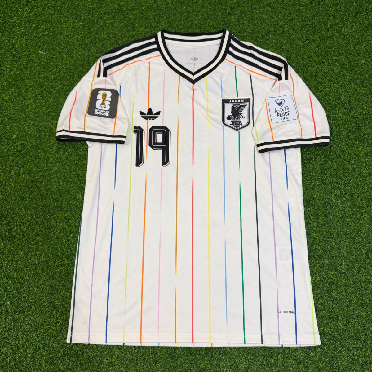 Koki Ogawa Japan 2026 World Cup Away White Football Jersey – Front View