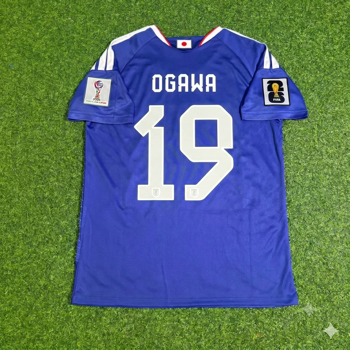 Koki Ogawa Japan 2026 World Cup Football Jersey – Back View