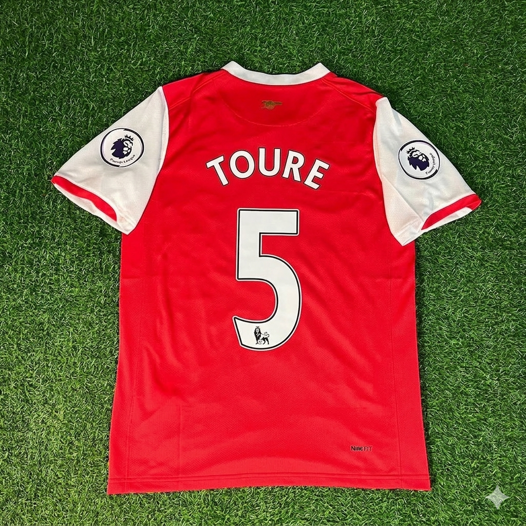 Arsenal Retro Jersey – Kolo Toure – Back View