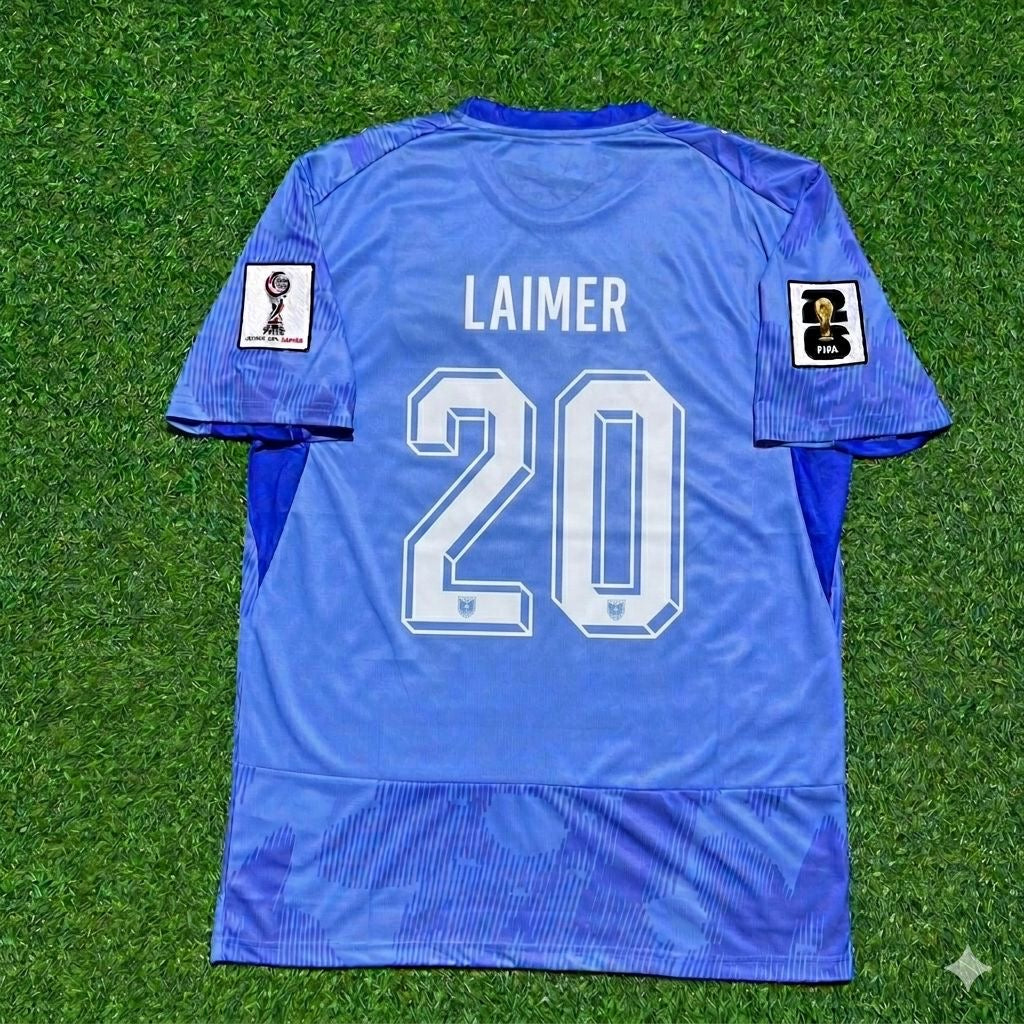 Austria 2026 World Cup Kit Jersey – Konrad Laimer 20- – Back View
