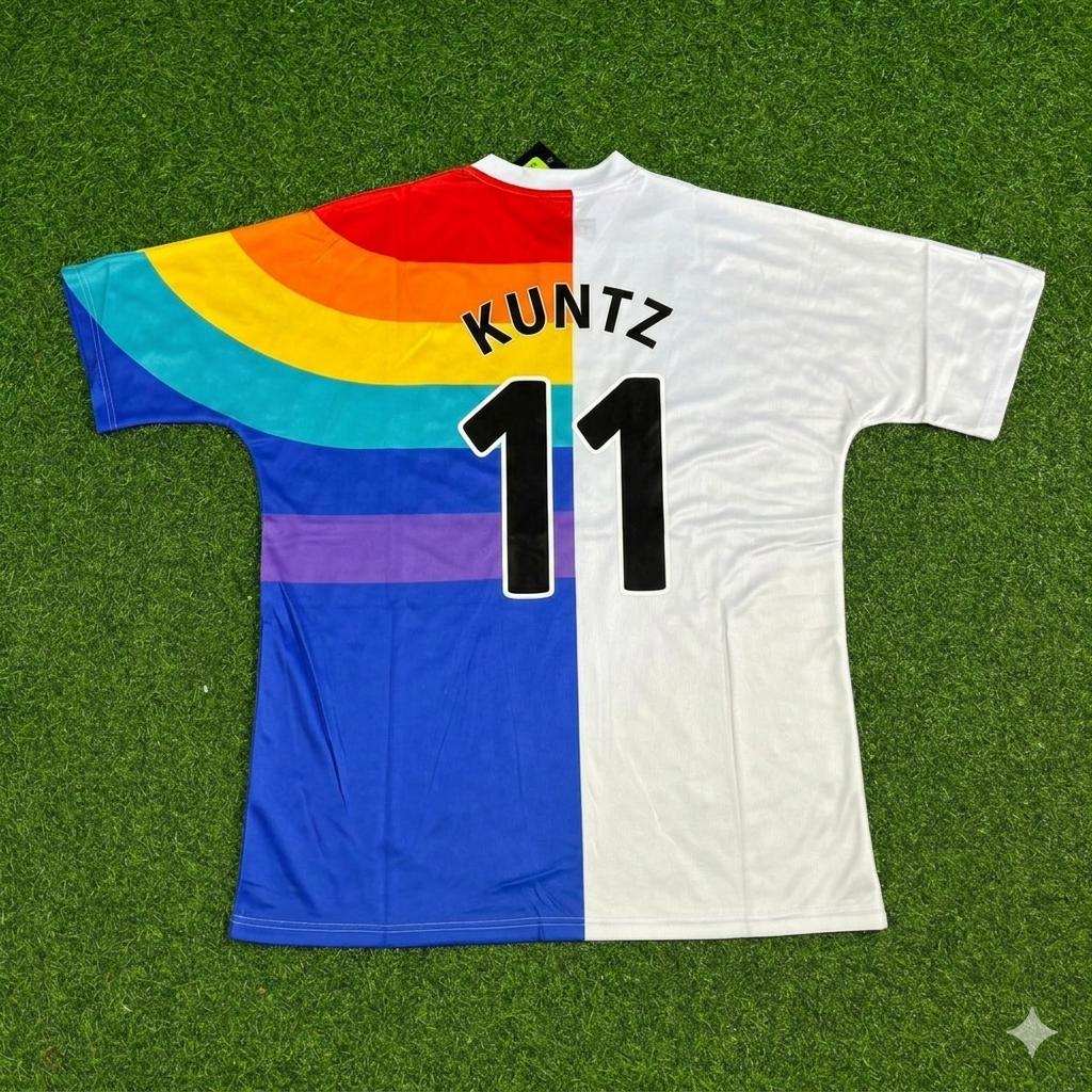 Stefan Kuntz VfL Bochum Retro Fußballtrikot Jersey – Back View