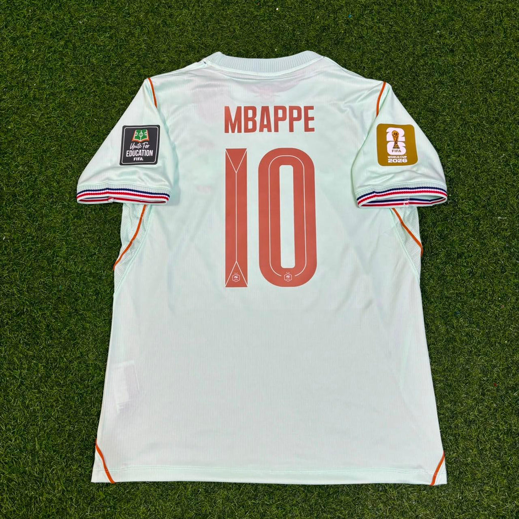 France 2026 World Cup Away Jersey – Kylian Mbappé #10 – Back View
