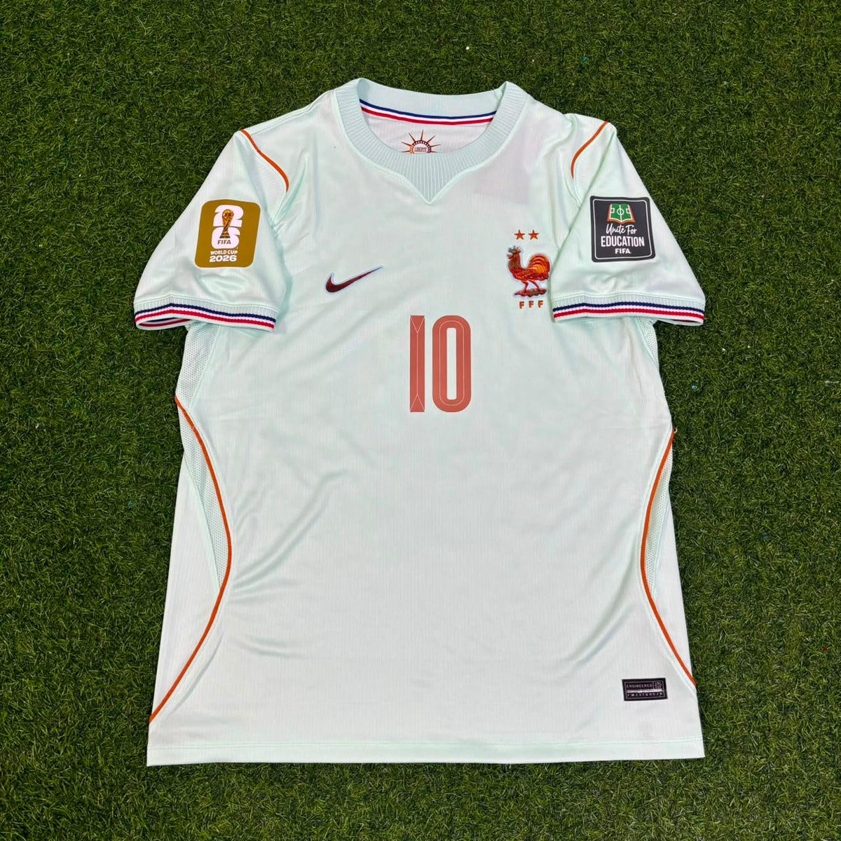 France 2026 World Cup Away Jersey – Kylian Mbappé #10 – Front View