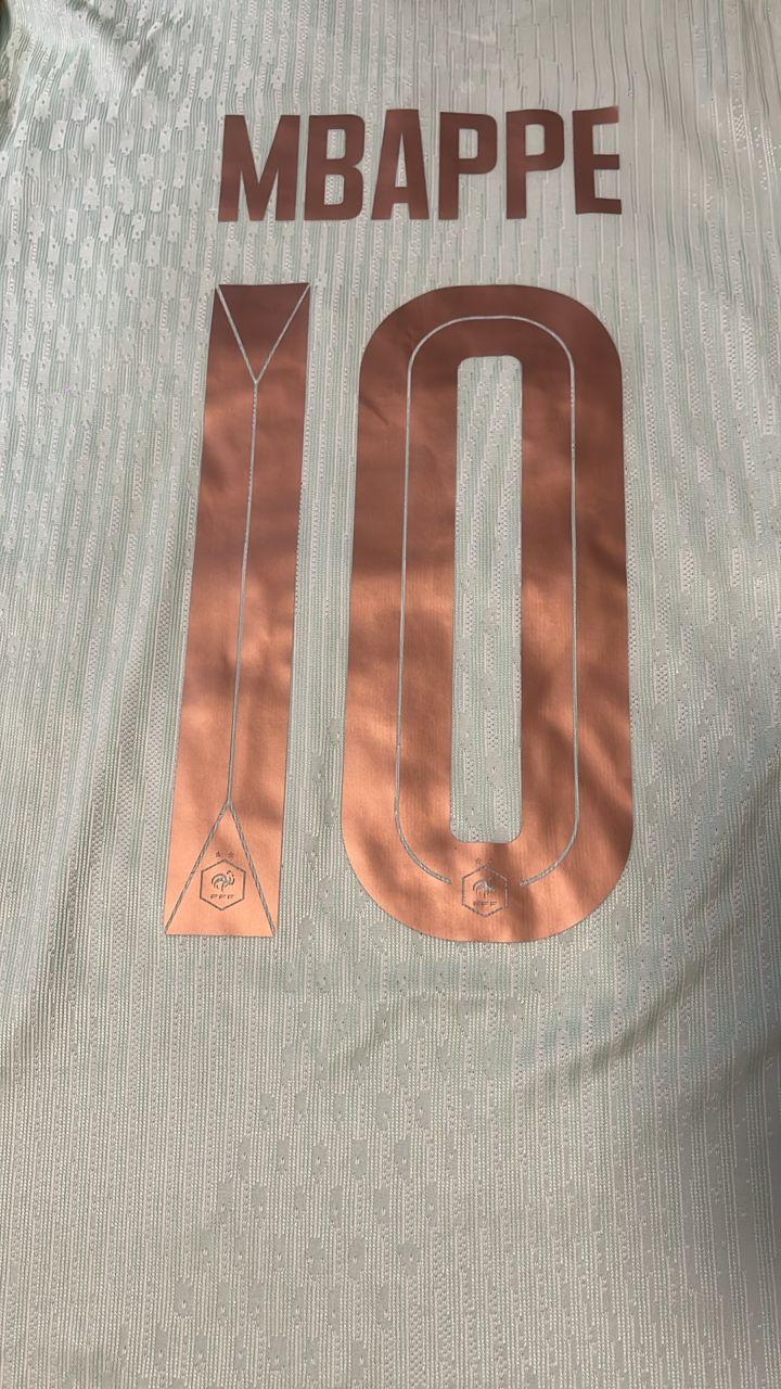 France 2026 World Cup Away Jersey – Kylian Mbappé #10 – Detailed View