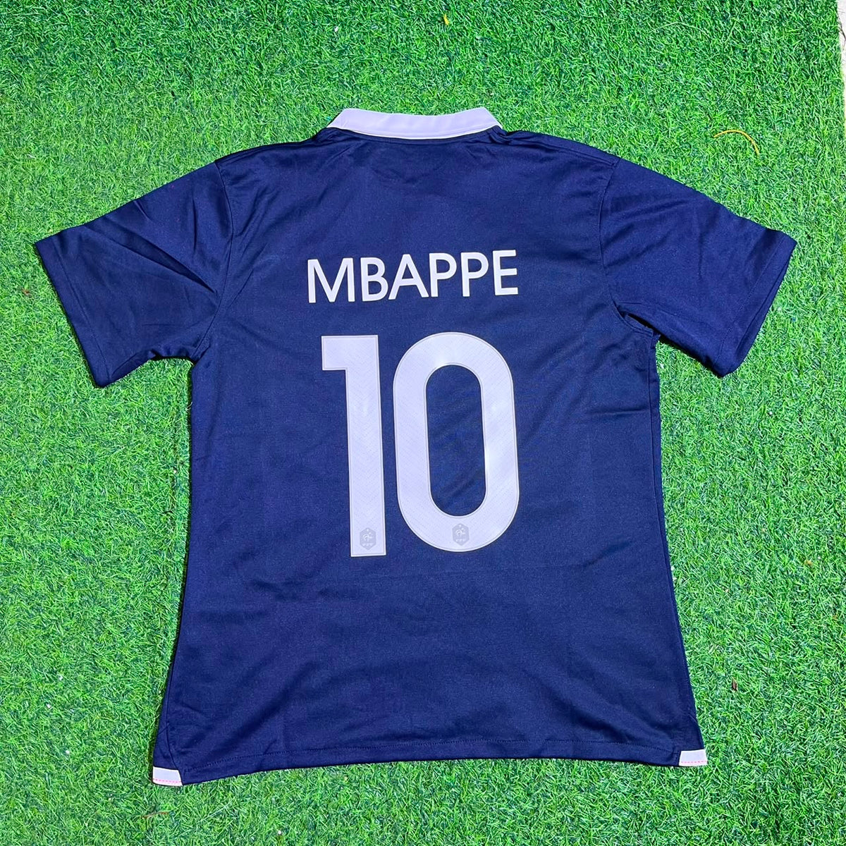 France Retro Football Jersey – Kylian Mbappe #10 – Back View