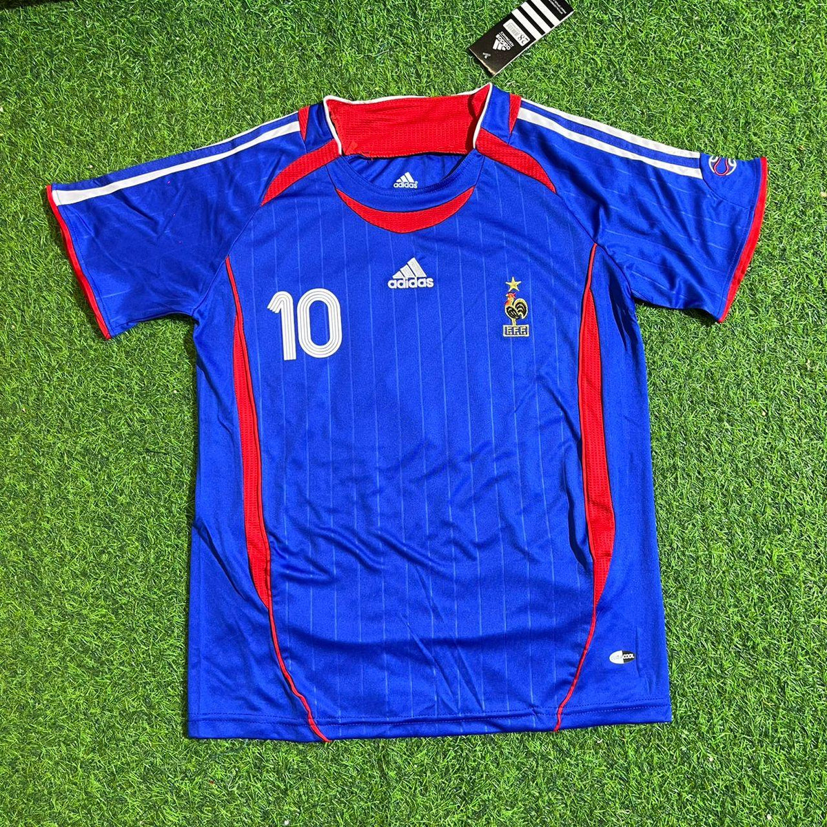 Kylian Mbappé #10 France World Cup Kids Blue Retro Football Jersey – 4