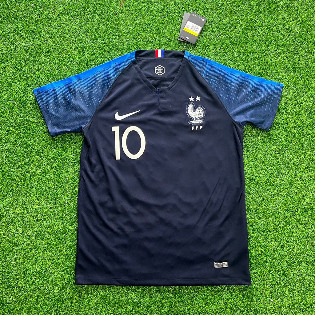 Kylian Mbappe France 2018 World Cup Final Retro Jersey – 5