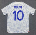 Kylian Mbappe #10 France 2022 World Cup Away Retro Jersey – Back View