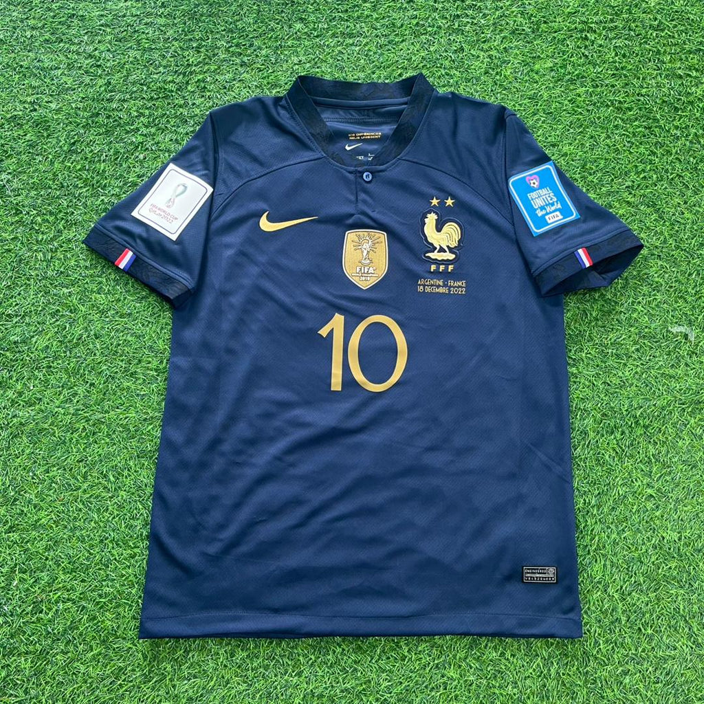 Kylian Mbappe France 2022 World Cup Final Retro Jersey – 4