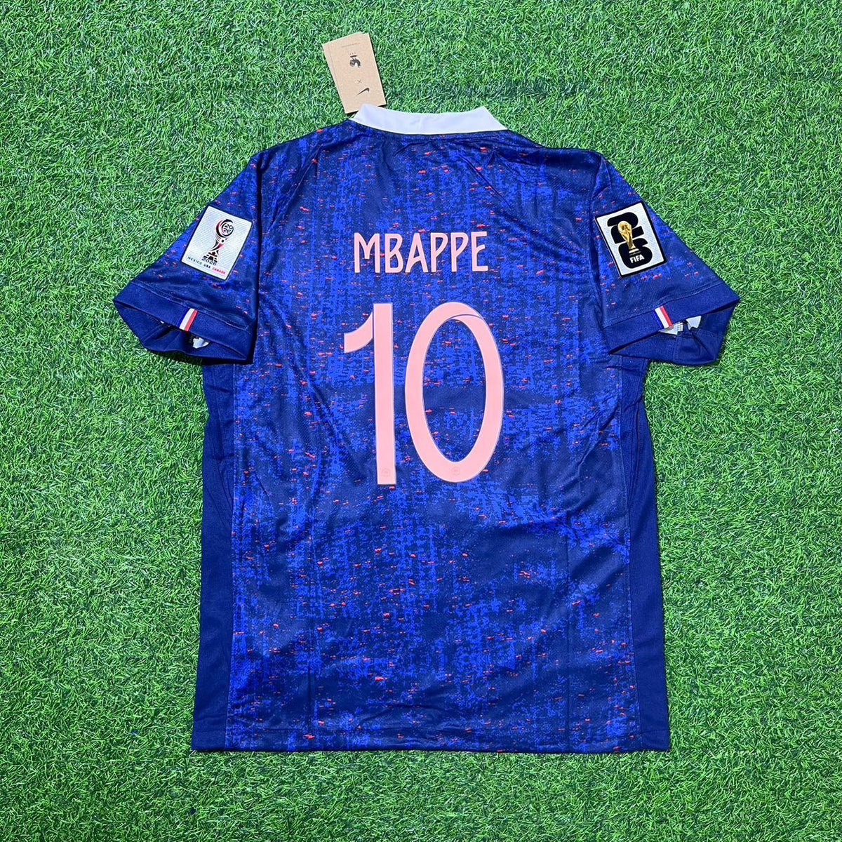 France 2026 World Cup Football Jersey – Kylian Mbappé – Back View