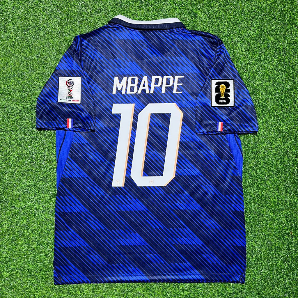 France Home 2026 World Cup Blue Football Jersey – Kylian Mbappé #10 – 12
