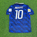 France 2026 World Cup Blue New Season Football Jersey – Kylian Mbappé – Back View