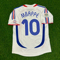 Kylian Mbappe France Commemorative White Retro Kit – Back View