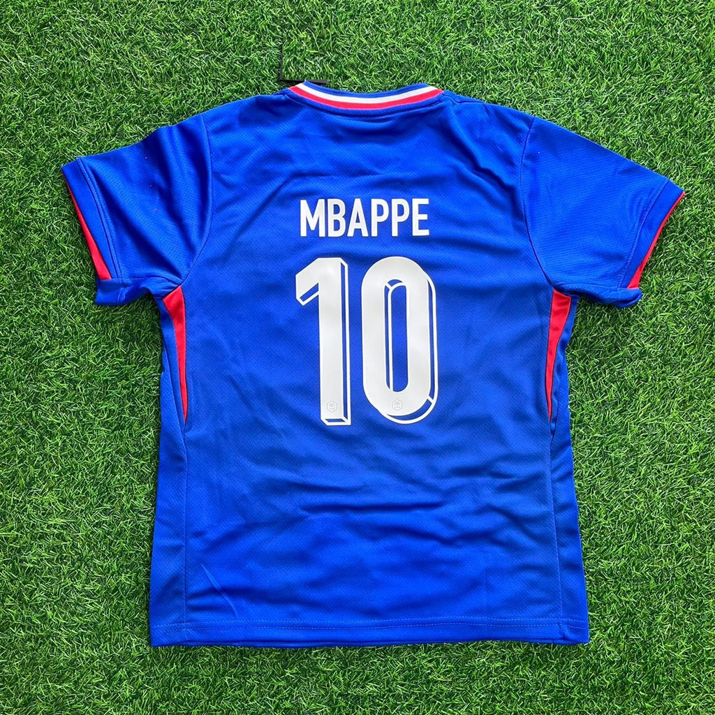 2024 France EURO Kylian Mbappé Football Jersey – Back View