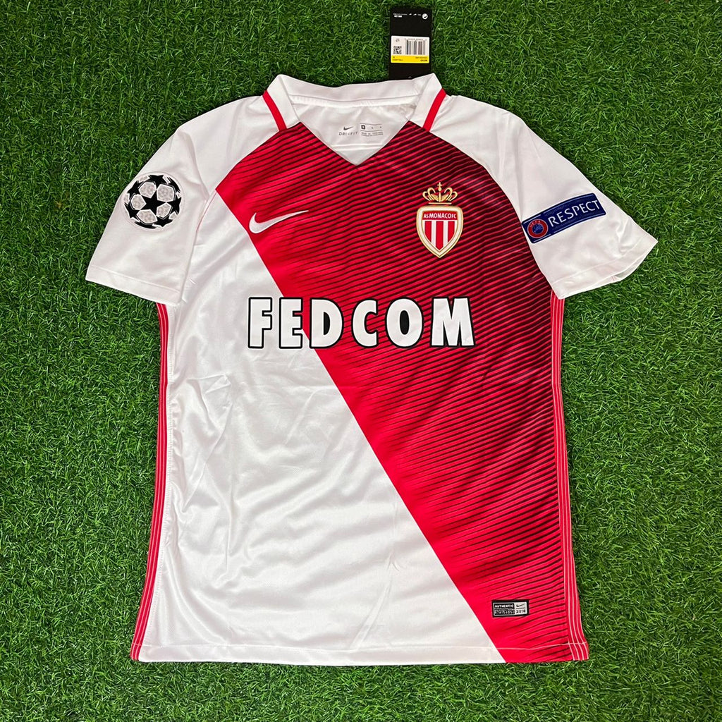 Bernardo Silva Monaco 2016 2017 Retro Jersey – Detailed View