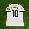 Kylian Mbappe White Football Jersey – Back View