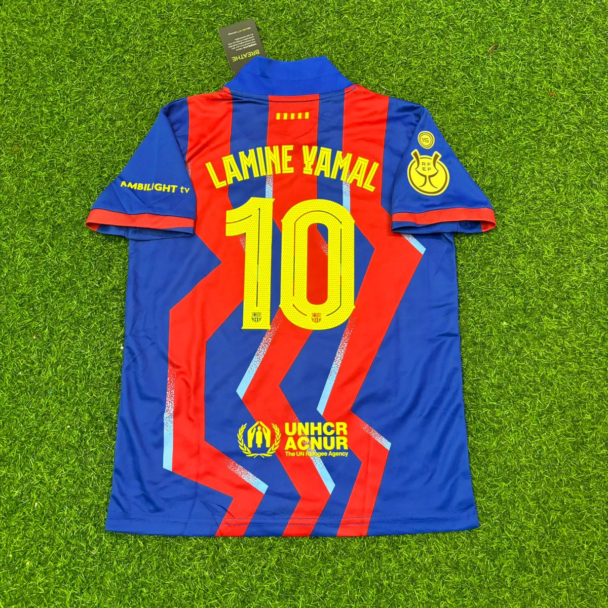 Barcelona Supercopa de España 2026 Jersey – Lamine Yamal 10- – Back View