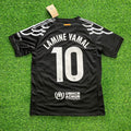 Lamine Yamal Barcelona 2026 Black #10 New Season Football Jersey – Back View