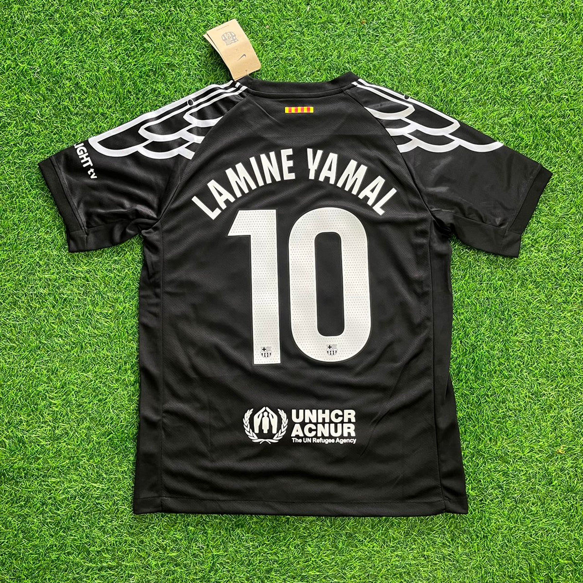 Lamine Yamal Barcelona 2026 Black #10 New Season Football Jersey – Back View