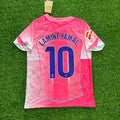 Lamine Yamal Barcelona Home Number 10 Pink New Season 2026 Jersey – Back View