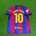 Barcelona New Season Jersey – Lamine Yamal #10 – Back View