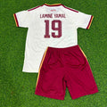 Lamine Yamal #19 Spain Two Star 2026 World Cup Champions Kids Away Jersey – Back View