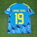 Lamine Yamal Spain 2026 World Cup Blue Special Football Jersey – Back View