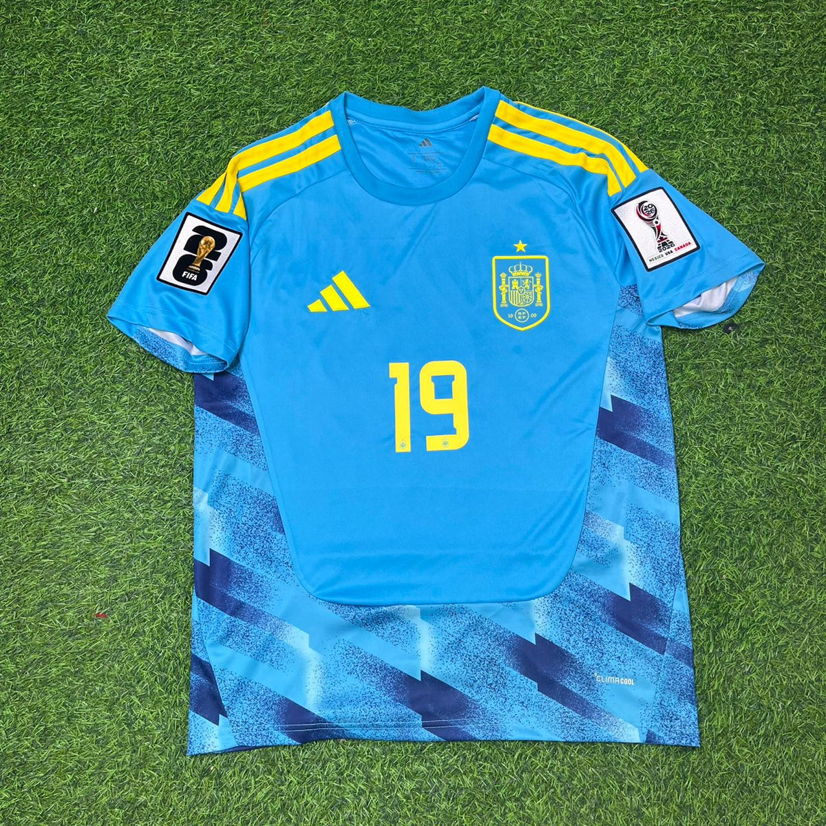 Lamine Yamal Spain 2026 World Cup Blue Special Football Jersey – Front View