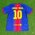 Barcelona Retro Home Football Jersey – Lamine Yamal – Back View