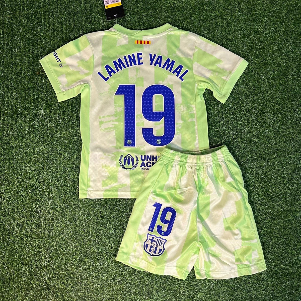 Lamine Yamal Jersey – Back View