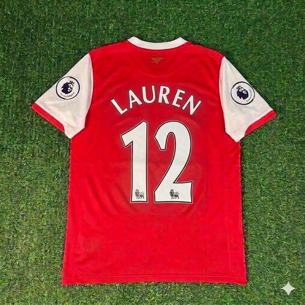 Arsenal 2006/2008 Season Retro Jersey – Lauren Etame Mayer #12 – Back View