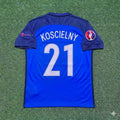 France Euro 2016 Home Retro Football Jersey – Laurent Koscielny #21 – Back View