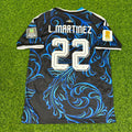 Lautaro Martinez Argentina 2026 World Cup Away Football Jersey – Back View