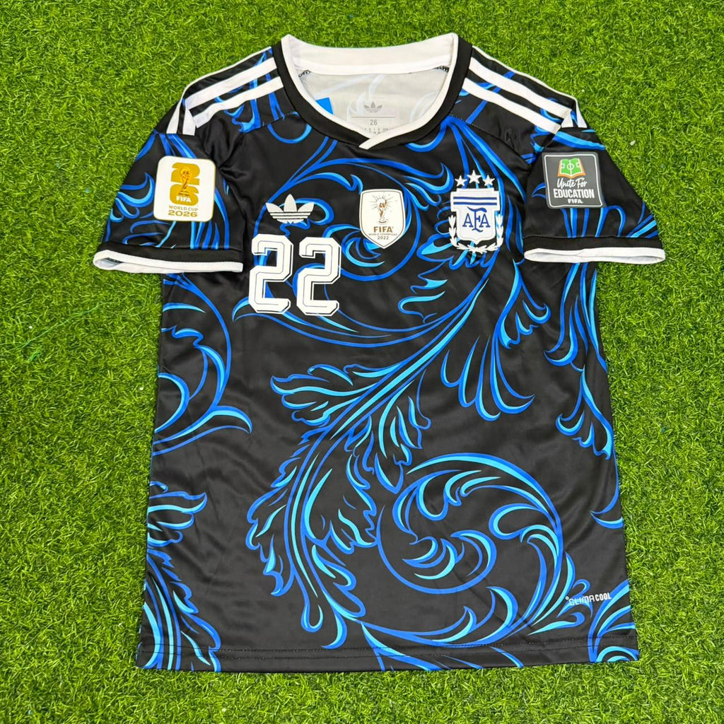 Lautaro Martinez Argentina 2026 World Cup Away Kids Football Jersey – 4