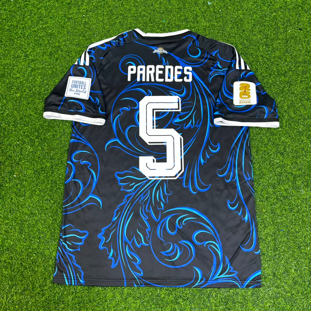 Argentina 2026 World Cup New Season Football Jersey – Leandro Paredes #5 – Back View