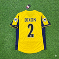2000 Lee Dixon - Arsenal Retro Football Jersey – Back View
