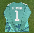Jens Lehmann Germany Retro Goalkeeper Long Sleeve Football Jersey – Back View