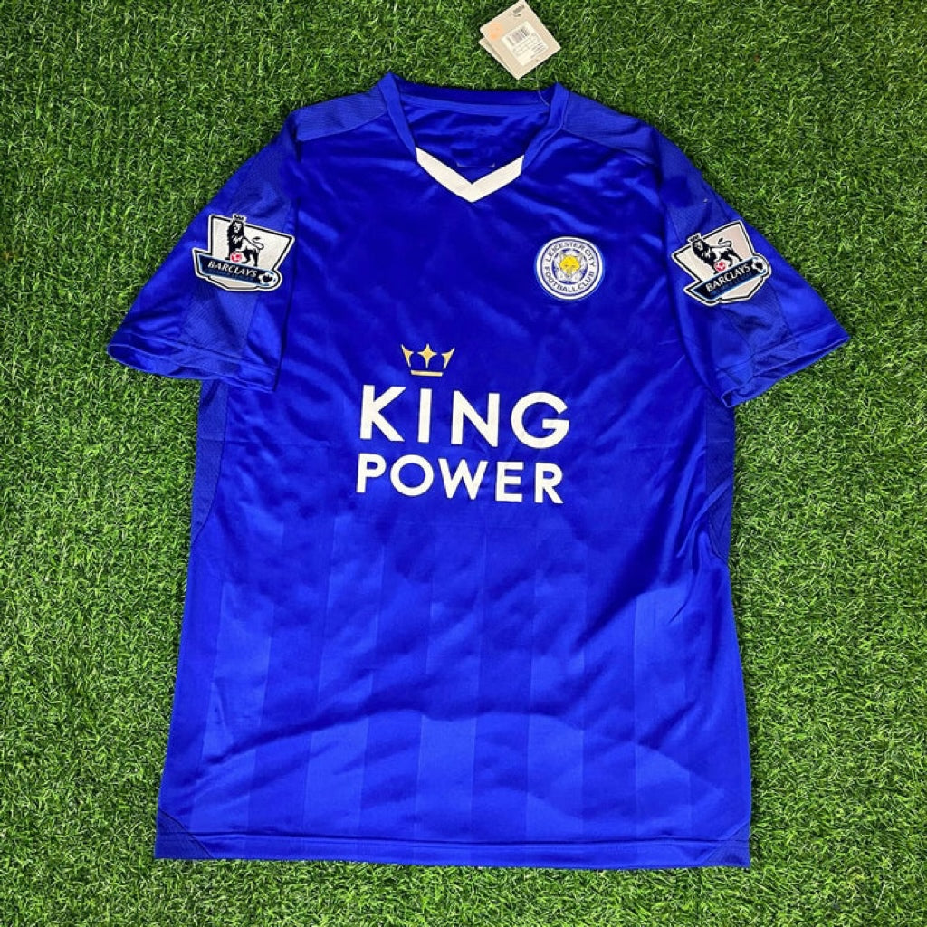 2015/16 Leicester City Premier League Retro Football Jersey – Back View