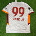 2025 Galatasaray Mario JR Lemina White Football Jersey – Back View