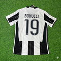 Juventus 2016/17 Home Retro Football Jersey – Leonardo Bonucci – Back View