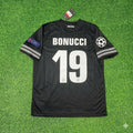 Juventus Home 2012 2013 Season Retro Jersey – Leonardo Bonucci 19- – Back View