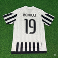 Juventus 2015-2016 Retro Home Football Jersey – Leonardo Bonucci 19- – Back View