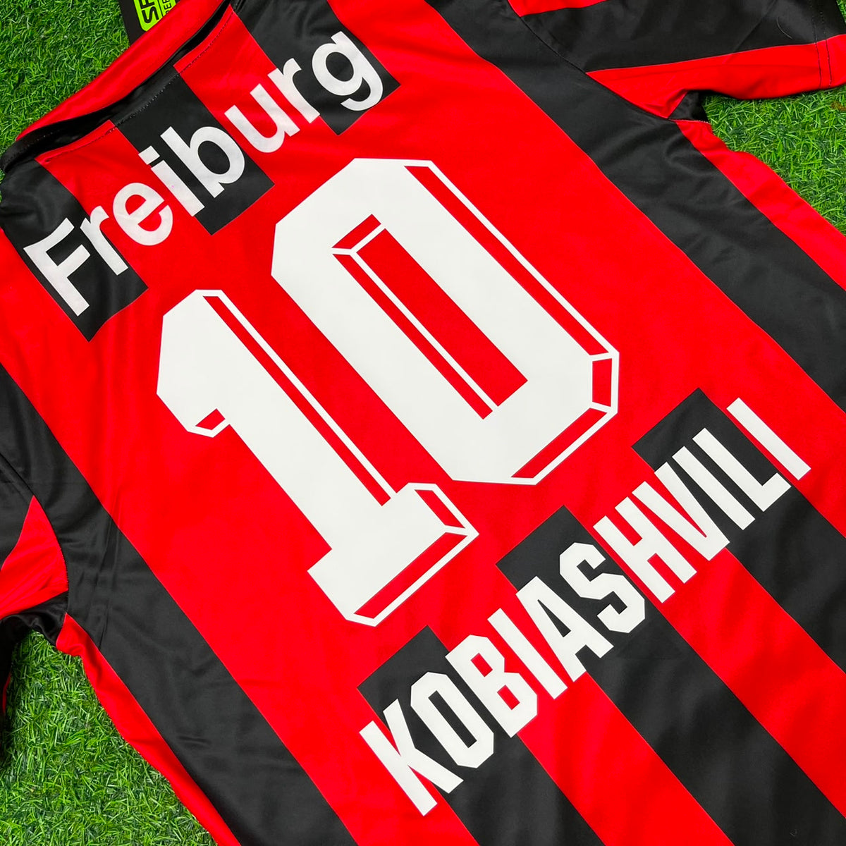 Levan Kobiashvili SC Freiburg Retro Football Jersey – Front View