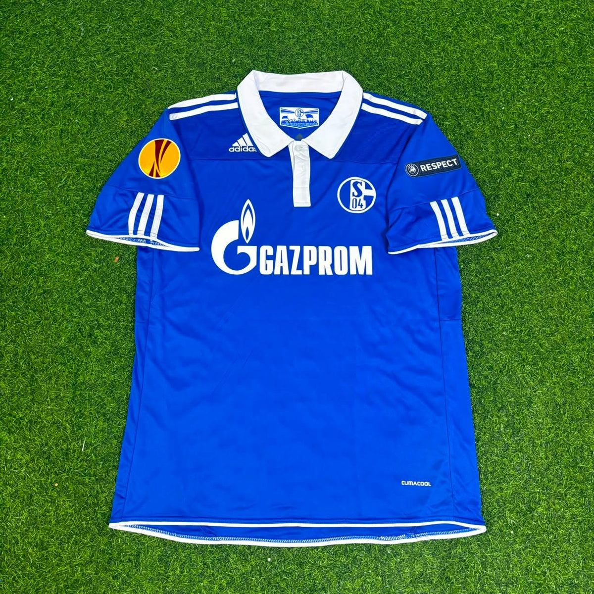 2011 Lewis Holtby Schalke 04 2012 Retro Football Jersey – Front View