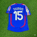 2006 France World Cup Lilian Thuram Blue Retro Kit – Back View