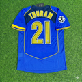 Juventus 2004-2005 Blue Retro Jersey | Kit | | – Lilian Thuram – Back View
